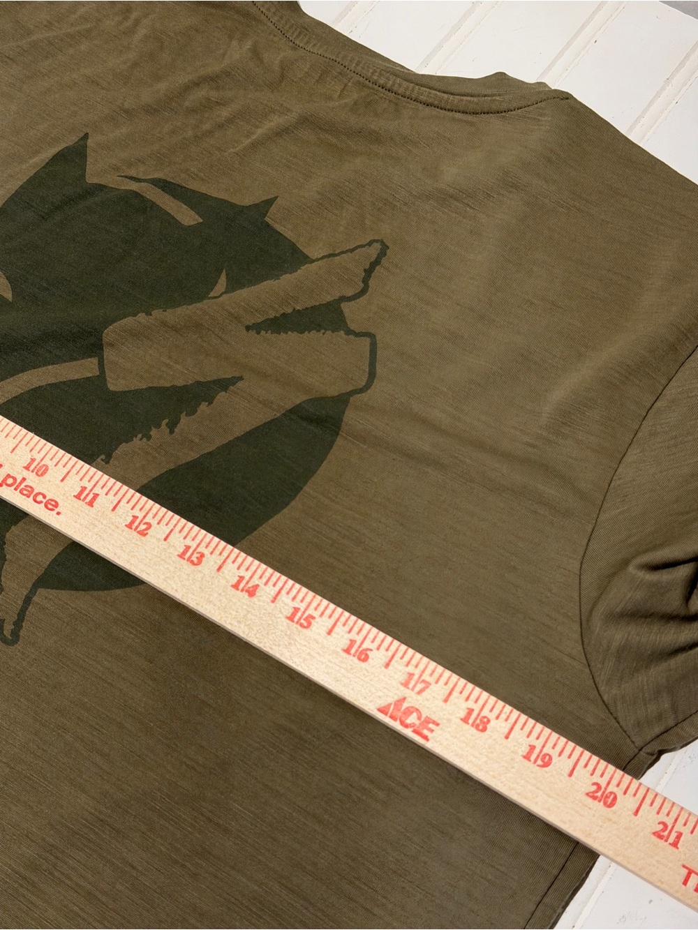 Specialized x Fjällräven Exchange Wool Cycling Tee - Men's Large - Olive Green - Picture 6 of 8